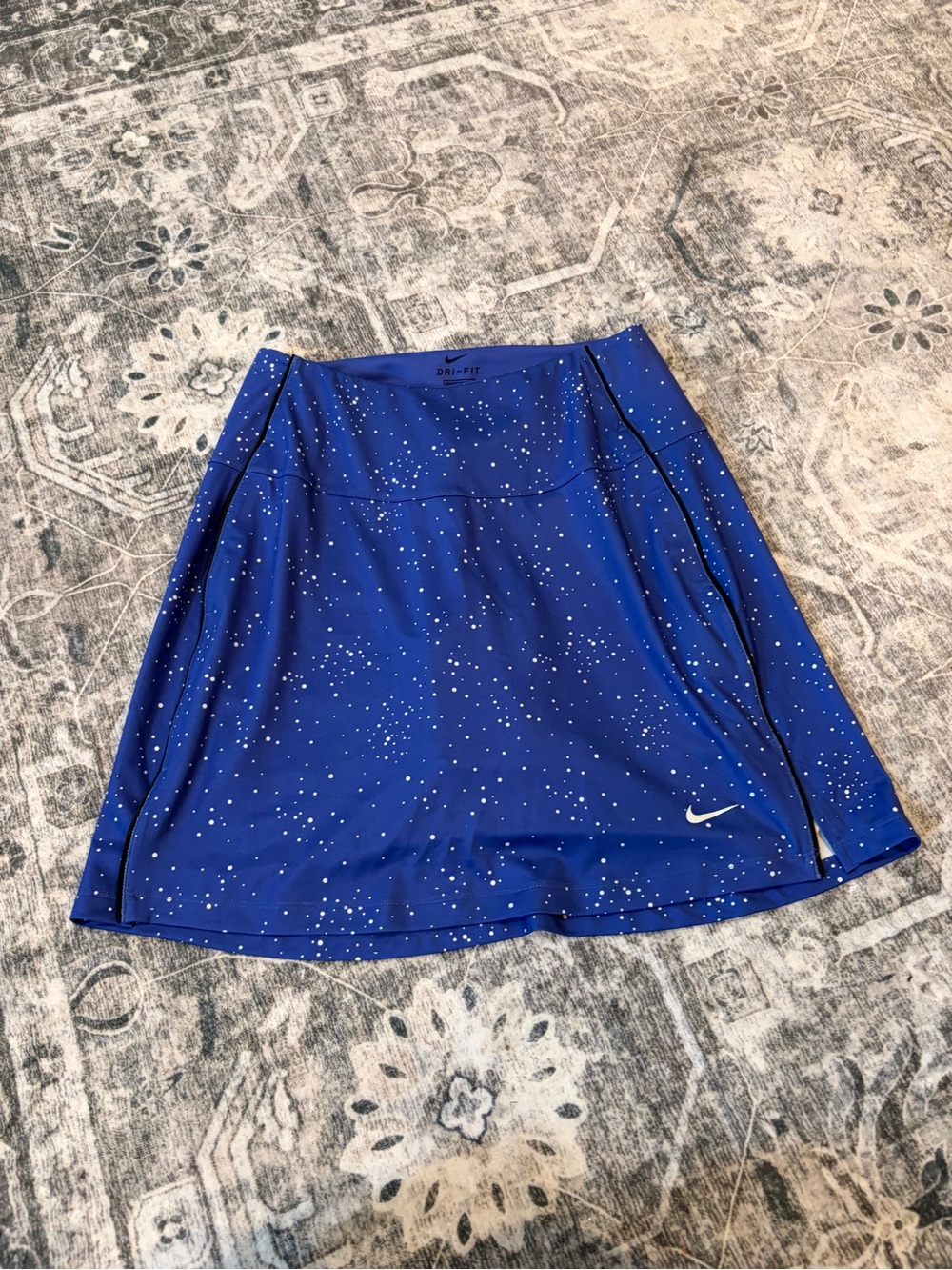 Nike Blue Athletic Skort with White Speckle